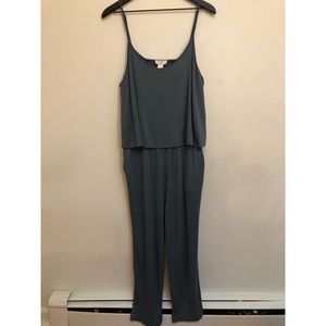 NWOT The Loft Jersey Soft Jumpsuit Size Large